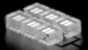 Camera image UV LED 1 (log. scaling, UV mode)